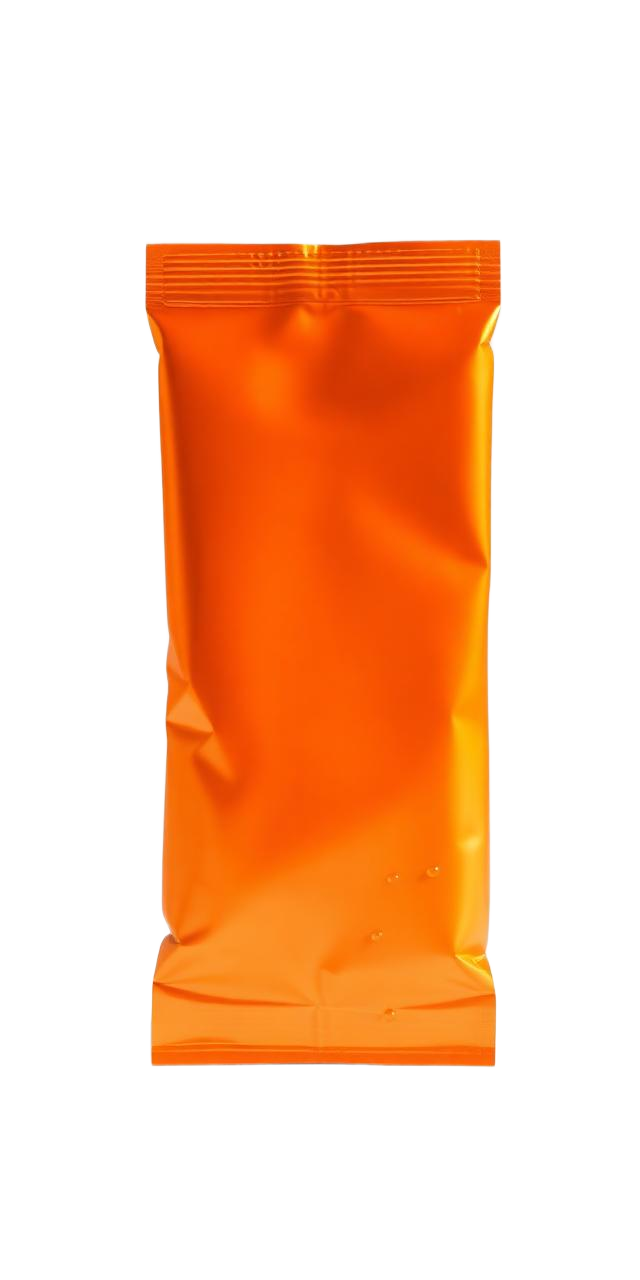 Embalagem de gelo saborizado Jota Gelos sabor Laranja